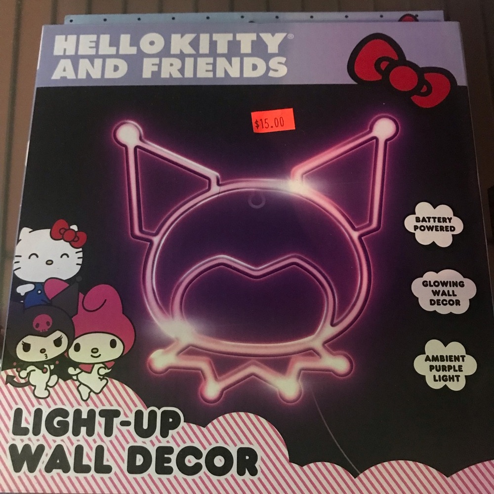 Purple Light-Up Wall Decor